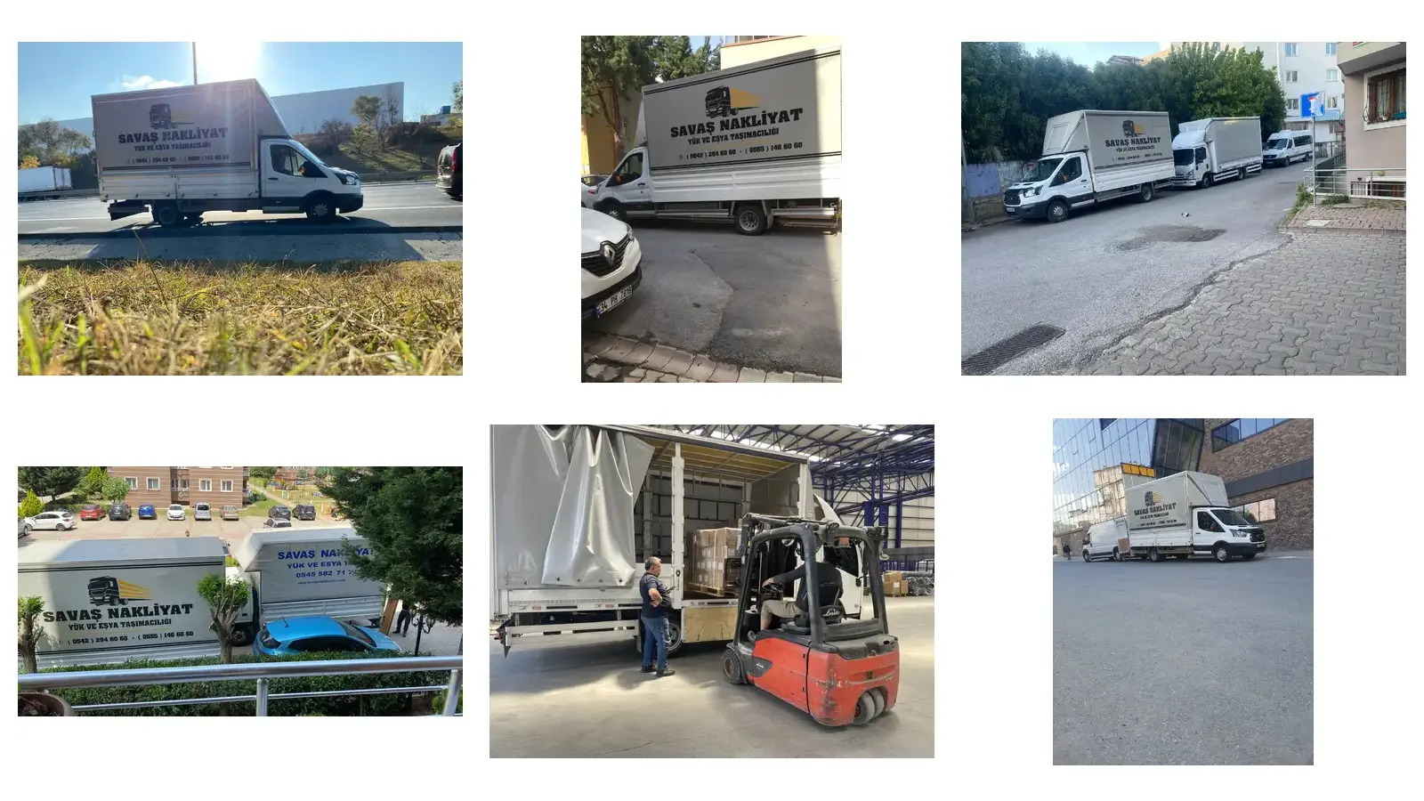 İstanbul Savaş Nakliyat gerçek araç filosu ve nakliye hizmetleri